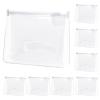 10 Pieces Mini Clear Makeup Bag Organizer, Pouches Small PVC Waterproof Makeup Bikini Storage Bag, Plastic Cosmetic Organizer Bag with Zipper, for Women Men Travel Vacation view 1