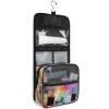 Colorful Flower Neon Color Travel sizoiletries kit with Hanging Hook Foldable Snack Bag Toilet view 3
