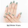 Goat Frolic Nail Stickers 50 Sheets Gloss Nail Strips Bundle Long Lasting Gel Nail Stickers Art Decals Easy to Apply and Remove for Women DIY Decorations view 2