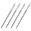 4 Pcs Diamond Deb Nail File Metal Nail File With Sharp Pointed Tip, Stainless Steel Nail Filer Metal Nail Files For Natural Nails Double Sided Manicure Pedicure Toenails Tools For Salon Home (Large 2) view 1