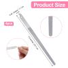 4 Pcs Diamond Deb Nail File Metal Nail File With Sharp Pointed Tip, Stainless Steel Nail Filer Metal Nail Files For Natural Nails Double Sided Manicure Pedicure Toenails Tools For Salon Home (Large 2) view 2