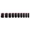Cute Black Pug Nail Stickers 50 Sheets Gloss Nail Strips Bundle Long Lasting Gel Nail Stickers Art Decals Easy to Apply and Remove for Women DIY Decorations view 1