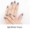 Christmas Winter Happy Scene Nail Stickers 50 Sheets Gloss Nail Strips Bundle Long Lasting Gel Nail Stickers Art Decals Easy to Apply and Remove for Women DIY Decorations view 2