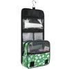 Green Lucky Grass Travel Toiletry kit with Hanging Hook Multifunctional Cosmetic Bags Gym view 3