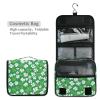 Green Lucky Grass Travel Toiletry kit with Hanging Hook Multifunctional Cosmetic Bags Gym view 4