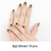 Mid-Century Modern Art Cat Nail Stickers 50 Sheets Gloss Nail Strips Bundle Long Lasting Gel Nail Stickers Art Decals Easy to Apply and Remove for Women DIY Decorations view 2