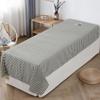 LDLCYCN (h) Green/b,80 * 200cm, Massage Table Sheets Massage Table Cover with/Without Face Hole Soft Grid Pattern Massage Couch Cover Reusable Beauty Bed Cover for SPA Tattoo Massage Table Washable view 1