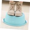 FOMIYES 2pcs Medium Size Plastic Wash Basin Set Sky-Blue Portable Foot Washing Tub for Home Use Household Washing and Camping view 3
