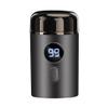 Mini Portable Electric Shaver, USB Rechargeable LED Power Display Waterproof Face Beard Shave Trimmer for Men (Black) view 1