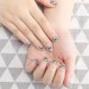 Koala Nail Stickers 50 Sheets Gloss Nail Strips Bundle Long Lasting Gel Nail Stickers Art Decals Easy to Apply and Remove for Women DIY Decorations view 4