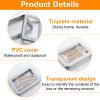 2 Pcs Cotton Swab Holder For Travel Q Tips With Case Dustproof Lid Empty Metal Cotton Ball Holder Portable Small Dental Travel Floss Picks Case For Swabs Hair Ties Floss Silver view 3
