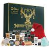 Advent Calendar for Adults Rinse & Robust Christmas Gifts for Men Advent Skincare Calendar Countdown Calendar 24PCS 2025 Beauty Advent Calendar Beard Care Set for Men view 1