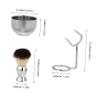 NIYANGLE 1 Set Men Shaving Brush Set Kit with Bristles Bowl Holder for Home and Travel Convenient Versatile Shaving Supplies for Grooming view 2