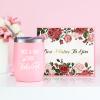 Christmas Spa Gift Basket with Bath Essentials- Pink Rose Relaxation Kit Set, Birthday Spa Items Box for Women, Wife, Mom, Sister, Mom, Her, Friends view 4