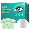 30PCS Eyelid Wipes for Dry Eyes & Blepharitis Relief, Tea Tree Oil Eyelid Cleansing Wipes, Soothes Face Cleansing Wipe, Dual Use Eyelid & Lash Wipe, Daily Eye Care for Women Men, Travel Essentials view 1