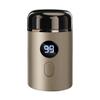 Mini Portable Electric Shaver, USB Rechargeable LED Power Display Waterproof Face Beard Shave Trimmer for Men (Gold) view 1