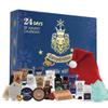 Advent Calendar 2025 Rinse & Robust 24 Days Christmas Gift Set for Men Holiday Gift Baskets for Men with Beard Care Skincare Beauty Advent Calendar, Happy New Year Countdown Calendar Gift Set view 1