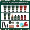 Advent Beauty Calendar for Adults 2025 Rinse & Robust Beard Care Kit Christmas Gifts for Men Skincare Beauty Advent Calendar for Men Christmas 24 Days Countdown Calendar Beard Care Grooming view 2