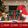 Advent Beauty Calendar for Adults 2025 Rinse & Robust Beard Care Kit Christmas Gifts for Men Skincare Beauty Advent Calendar for Men Christmas 24 Days Countdown Calendar Beard Care Grooming view 3