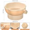 senbowe 3 in 1 Makeup Brush Cleaner Mat, Silicone Makeup Brush Cleaner Bowl Cosmetic Brushes Cleaning Pad Tool Organizer for Storage and Air Drying, Make Up Brush Washing Tool for Sponge view 3