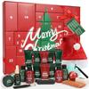Advent Beauty Calendar for Adults 2025 Rinse & Robust Beard Care Kit Christmas Gifts for Men Skincare Beauty Advent Calendar for Men Christmas 24 Days Countdown Calendar Beard Care Grooming view 1