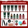 Advent Beauty Calendar for Adults 2025 Rinse & Robust Beard Care Kit Christmas Gifts for Men Skincare Beauty Advent Calendar for Men Christmas 24 Days Countdown Calendar Beard Care Grooming view 2