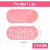 10 Large Silicone Moisturizing Socks for Women 2Pairs Extra-Large Soft Gel Foot Socks for Dry Cracked Feet | Lock in Moisture, Do Not Walk During Use view 2