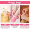 10 Large Silicone Moisturizing Socks for Women 2Pairs Extra-Large Soft Gel Foot Socks for Dry Cracked Feet | Lock in Moisture, Do Not Walk During Use view 4