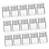 JECOMPRIS 48pcs Small Glass Bottles Transparent Vials with Screw Caps for Samples Powders Cosmetics Jewelry Storage Easy to Clean Portable High Visibility Glass Containers view 1