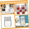 JECOMPRIS 48pcs Small Glass Bottles Transparent Vials with Screw Caps for Samples Powders Cosmetics Jewelry Storage Easy to Clean Portable High Visibility Glass Containers view 3