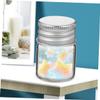JECOMPRIS 48pcs Small Glass Bottles Transparent Vials with Screw Caps for Samples Powders Cosmetics Jewelry Storage Easy to Clean Portable High Visibility Glass Containers view 4