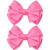 Zolyco 4.5 Inches Unique Hair Bows for Women Girls Thick Ribbon Boutique Alligator Clips Hair Accessories for Older Kids Children Young Girls 2 Pcs view 1