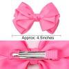 Zolyco 4.5 Inches Unique Hair Bows for Women Girls Thick Ribbon Boutique Alligator Clips Hair Accessories for Older Kids Children Young Girls 2 Pcs view 4