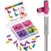 105pcs Small Sanding Bands Nail Drill Bits, Mini Sanding Bands for Nail Drill, 80#120#240#180# Fine Grit Nail File for Acrylic Nails Drill Bits Nail Tech Gel Manicures Pedicure with 3.1mm Mandrel Bit view 1