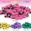 105pcs Small Sanding Bands Nail Drill Bits, Mini Sanding Bands for Nail Drill, 80#120#240#180# Fine Grit Nail File for Acrylic Nails Drill Bits Nail Tech Gel Manicures Pedicure with 3.1mm Mandrel Bit view 4