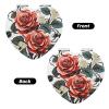 KKLWEGU Floral Rose Ivy with Leaves Spring Compact Pocket Mirror,1x/2x Cosmetic Mirror Portable Folding Handheld Mirrors Portable Travel Makeup Mirror for Women Girls view 2
