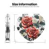 KKLWEGU Floral Rose Ivy with Leaves Spring Compact Pocket Mirror,1x/2x Cosmetic Mirror Portable Folding Handheld Mirrors Portable Travel Makeup Mirror for Women Girls view 3
