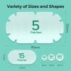 XXL Pimple Patches for Body, Large Hydrocolloid Acne Patches, 5 Sizes Big Hydrocolloid Bandages for Back, Chest, Shoulders Zit Breakouts, Blemish Patch for Face (Oval, Dot 260 Count) view 4