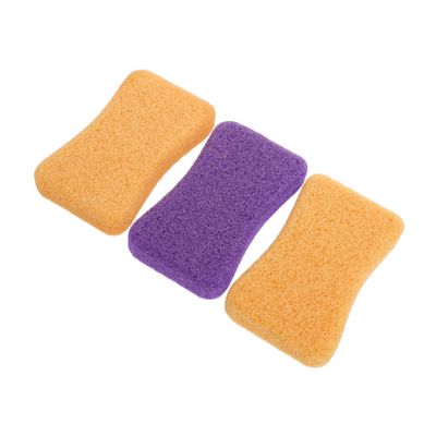 GANAZONO 3Pcs Rubbing Stone Exfoliating Foot Tool for Dead Skin Removal Natural Pumice Pedicure Accessory Random Colors for Healthy Skin and Relaxing Massage Random Color