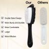 Beomeen Foot Brush and Pumice Stone for Shower with Handle, 6 Pcs Shower Foot Scrubber Callus Remover 2 in 1 Pedicure Brush with Dense Bristles for Deep Cleansing & Exfoliation, Dry Dead Skin Removal view 4