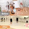 4 Pack Acrylic Lipstick Holder Organizer, 24 Slot Clear Lip Gloss Holder, Lipstick Display Stand for Lipsticks, Lip Balms, Makeup Brushes & Nail view 3