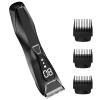 Lijecozy Body Hair Trimmer for Men: Pubic Hair Trimmer with Mirror & LED Display, Cool Gray view 1