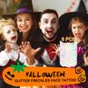 8Pcs Halloween Face Makeup Patches, Glitter Freckles Face Tattoo for Teenagers & Young Women, Sparkle Freckles Makeup Patches, Waterproof Face Glitter Freckles (8PcsC Holographic Multicolor) view 2