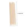 DECOMELODY 200pcs Nail Sticks Cuticle Pusher Remover Natural Wood Nail Accessory for for Professional and Personal Use Comfortable and view 2