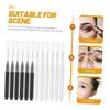 60pcs Micro Eyebrow Brush with Caps Portable Eyelash and Brow Applicators for Extensions Travel Friendly Mini Tools for Personal and Salon Use view 3
