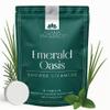 Asana Embrace Emerald Oasis Shower Steamers 8-Pack, Lemongrass Eucalyptus Rosemary Mint, Aromatherapy Tablets for Stress Relief, Sinus Relief, Vegan, Natural Spa Fizzies, Paraben-Free, Adult, 8 Count view 1