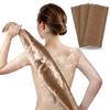ARCH&M 3-Pack Premium Nylon Exfoliating Towel - 35-Inch Quick-Dry, Hygienic Japanese Washcloth for Body & Back - Durable, Machine Washable, Long-Lasting (Brown x 3) view 1
