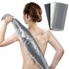 ARCH&M Exfoliating Washcloth (3 Pack), Japanese Body Scrubber for Shower, Long Nylon Towel for Back, Korean Exfoliation for Glowing Skin (Gray Black Off-White) view 1