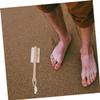 FOMIYES 3pcs Wooden Handle Foot Scrubber Exfoliating Brush Pumice Stone for Smooth Feet Care view 4
