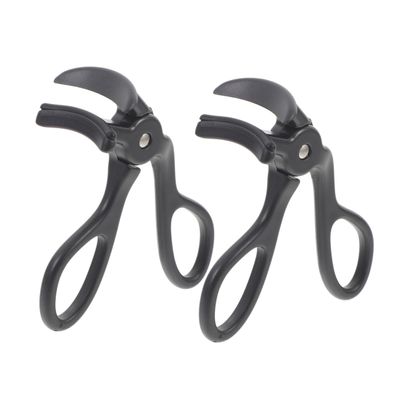 NinthAvenue Basics 2pcs Handheld Eyelash Curler Kit Portable and Lightweight Eye Curling Tool for Quick Non Damaging Curling of Short Lashes for Womens Makeup and Eyebrow Shaping